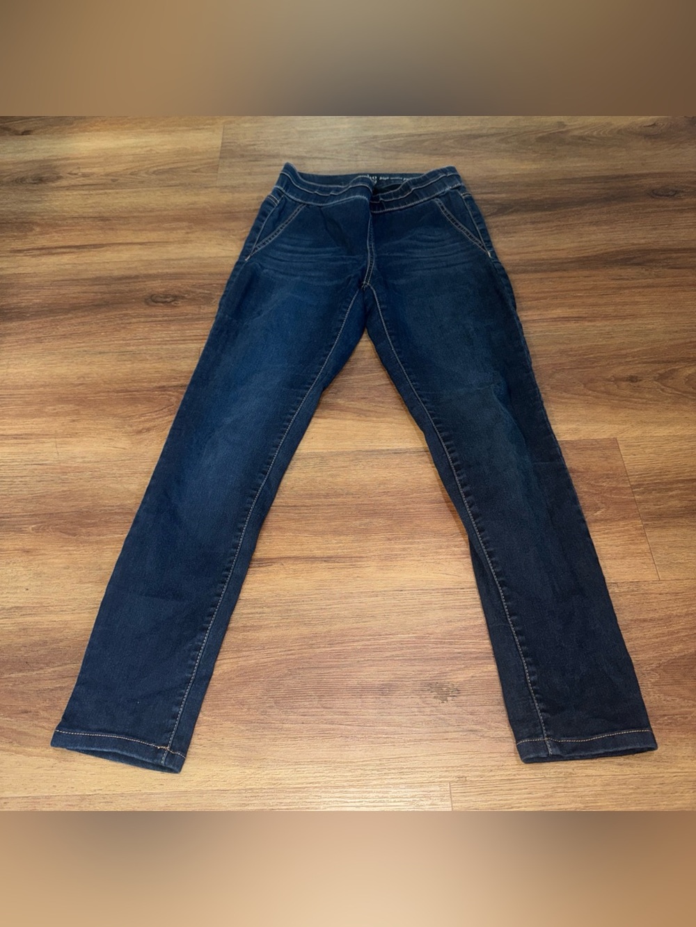 SOHO by New York Co High Waist Pull On Leggings Jeans Size XS Dark Wash